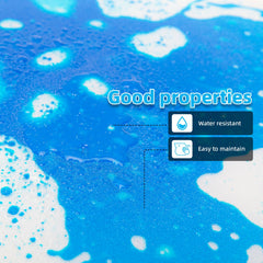Art3d Liquid Sensory Floor Tile 30 cm square size fits compact spaces.