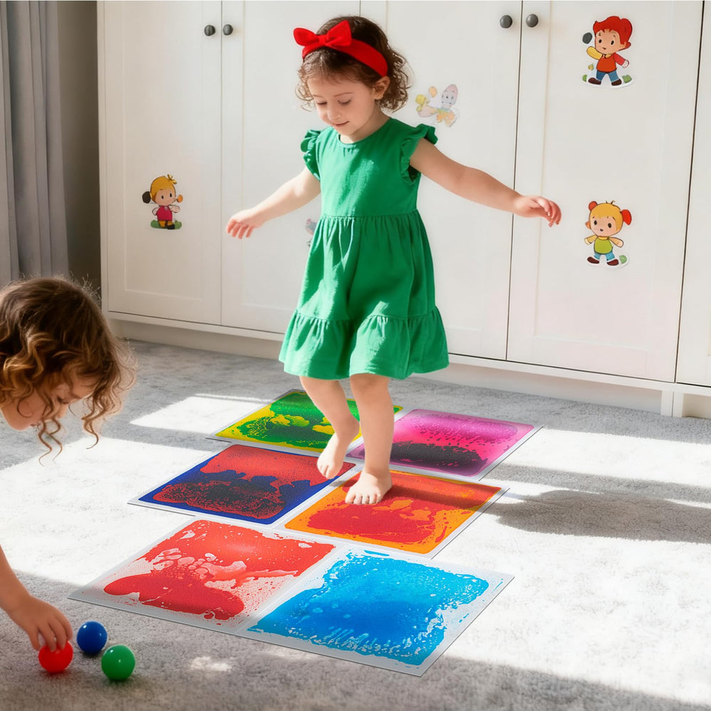 Art3d tiles with anti-slip backing for safer use on busy floors.