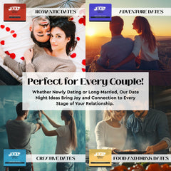 ARTAGIA couple using scratch-off cards during date night demonstrates effortless planning.