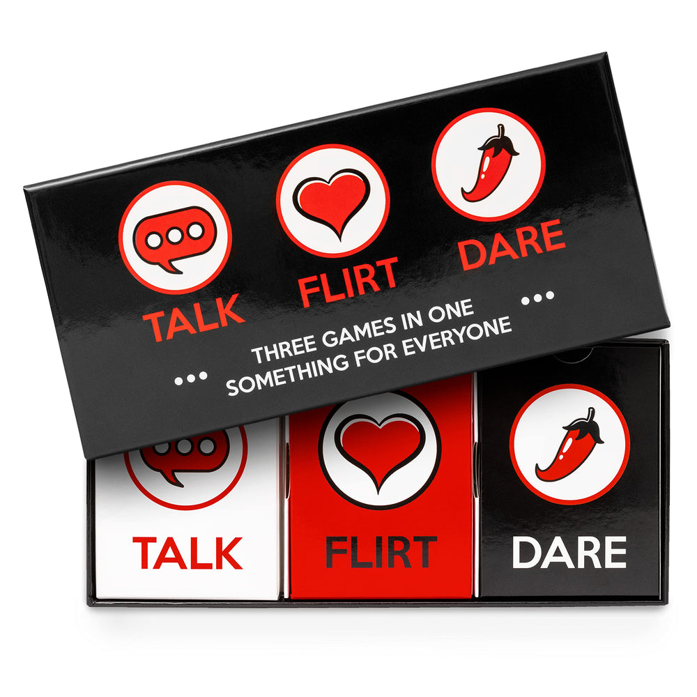 Artagia Talk Flirt Dare card set for couples sparks conversation and connection