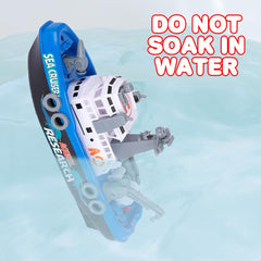 ArtCreativity Aquatic Research Vessel durable plastic ensures hours of worry-free play.
