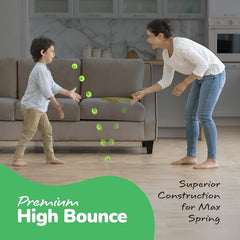 ArtCreativity BPA-free rubber ball offers safe, cheerful playtime.