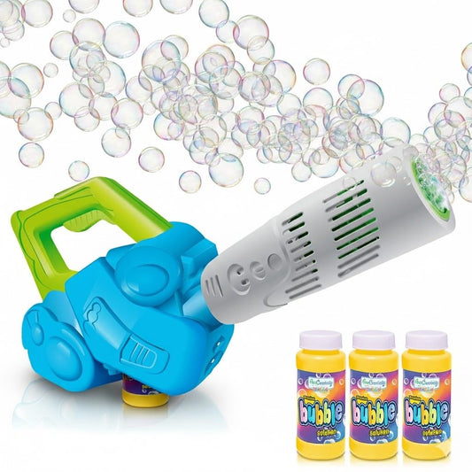ArtCreativity Bubble Leaf Blower creates abundant bubbles for outdoor sensory fun.