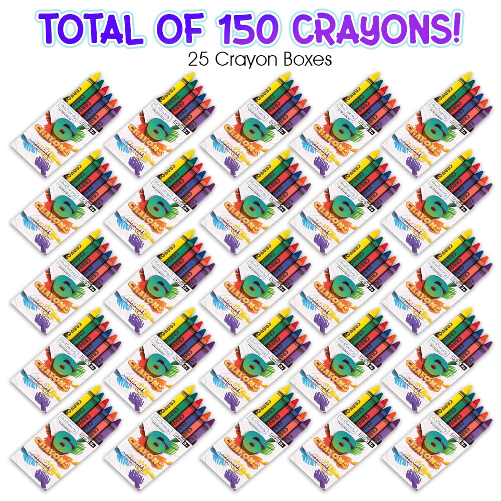 ArtCreativity colorful crayons collection displayed for kids.