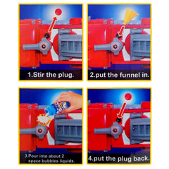 ArtCreativity bump-n-go fire truck demonstrates autonomous movement during playtime