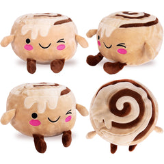 ArtCreativity cinnamon roll face detail with winky eyes and pink cheeks.