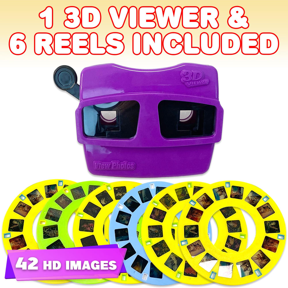 ArtCreativity 3D Viewfinder reveals 42 HD images for vivid learning adventures.
