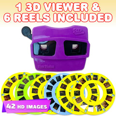 ArtCreativity 3D Viewfinder reveals 42 HD images for vivid learning adventures.