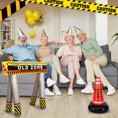 ArtCreativity cone prop shows dual messaging for birthday humor