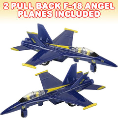 ArtCreativity diecast metal jet plane, 6.75-inch, durable for indoor and outdoor play.