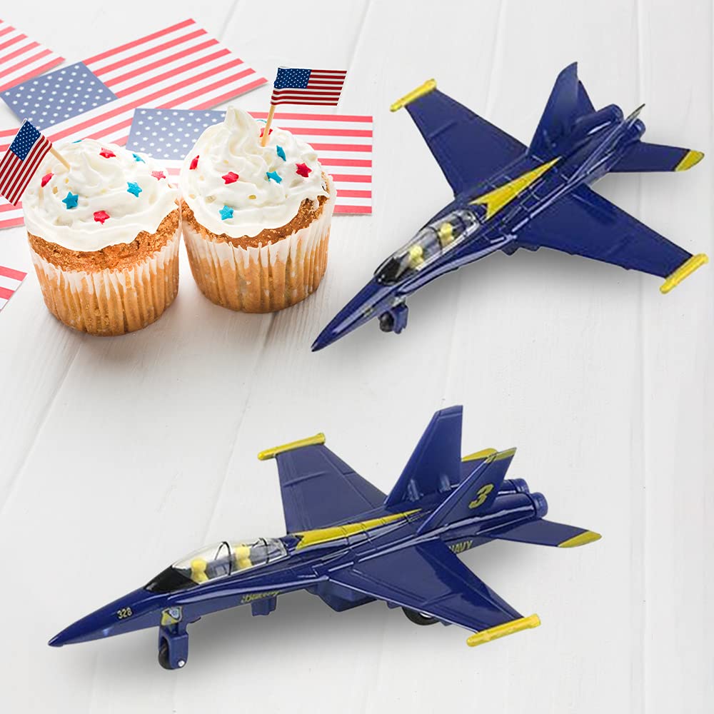 ArtCreativity 6.75-inch diecast jets, sturdy for kids ages 3 and up.