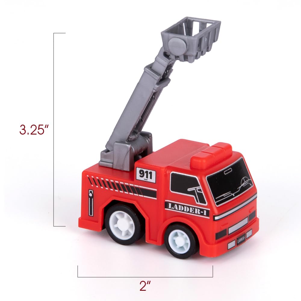 ArtCreativity durable plastic fire engine toy stands up to rough play
