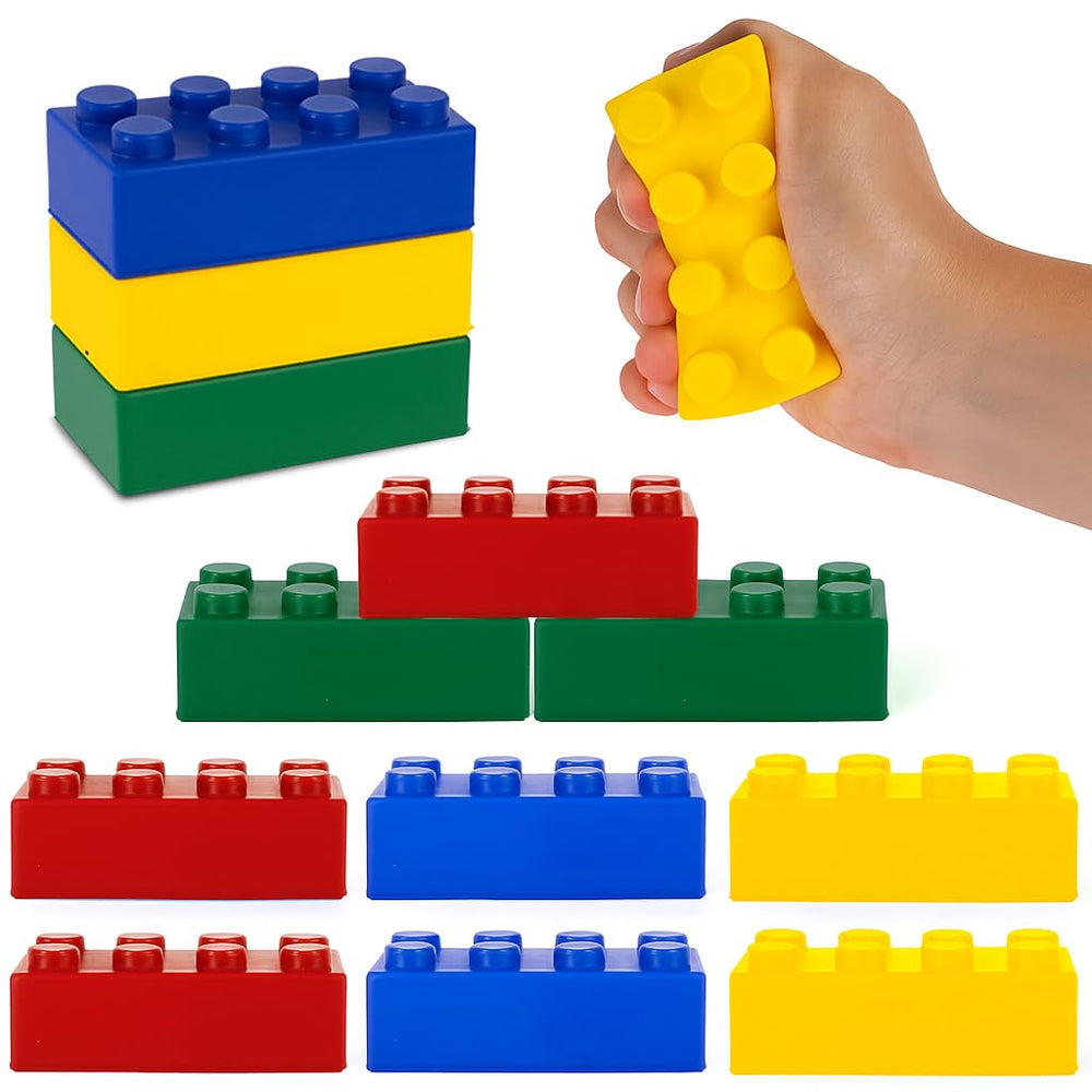 ArtCreativity foam stack stress toy red for desk fidgeting and focus.