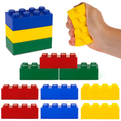 ArtCreativity foam stack stress toy red for desk fidgeting and focus.
