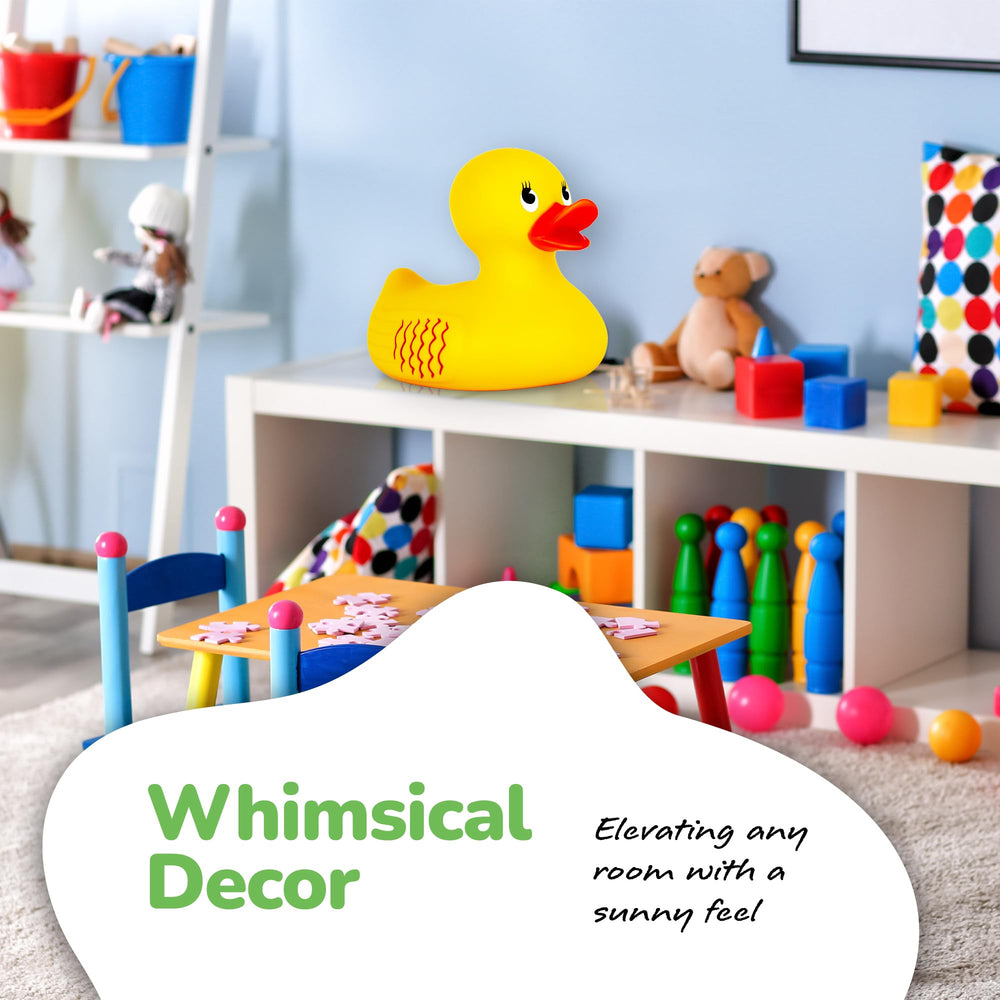 ArtCreativity kids bath time play with the jumbo duck and minis for ages 3 and up.