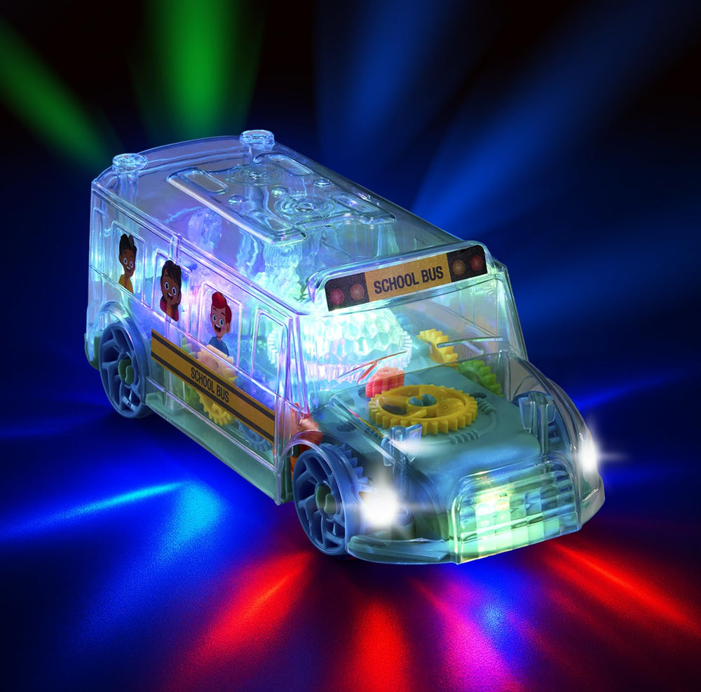 ArtCreativity bus lights and music for engaging play