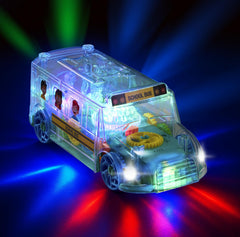 ArtCreativity bus lights and music for engaging play