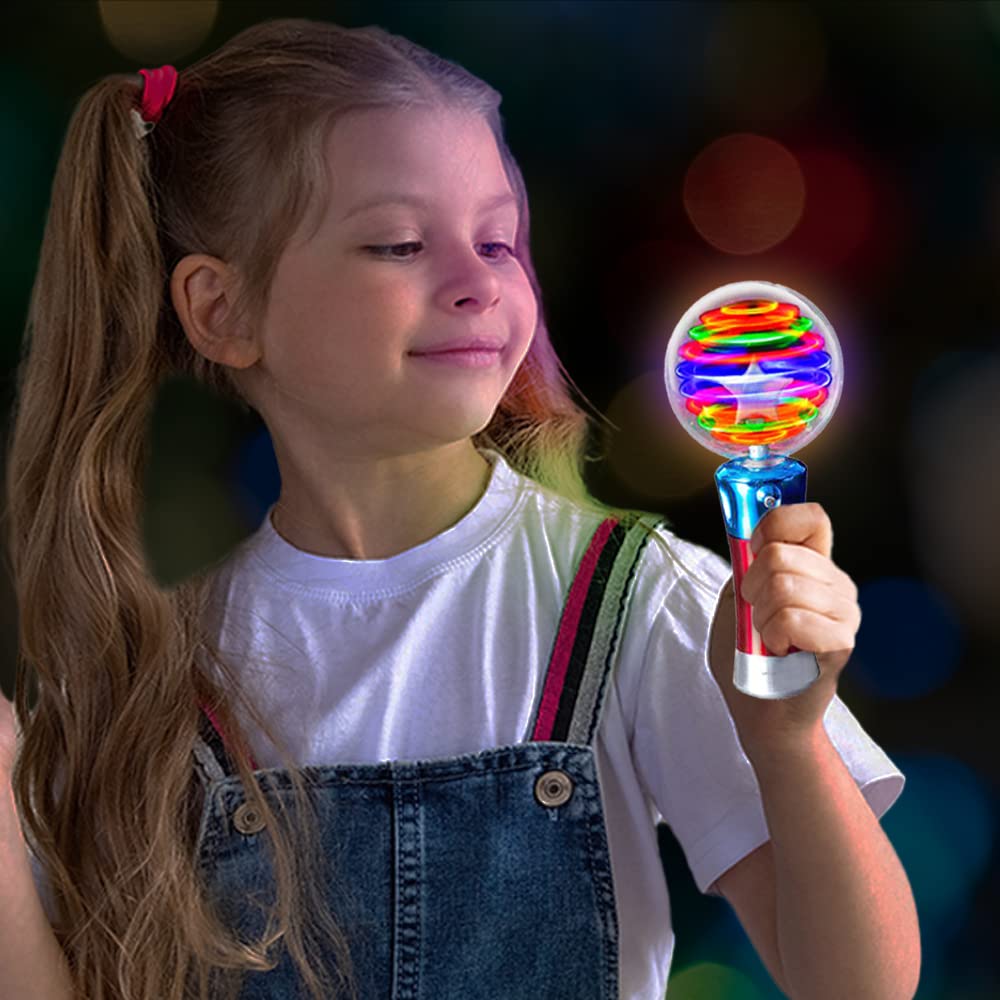 ArtCreativity light up spinner wand built from durable plastic for energy-filled play.