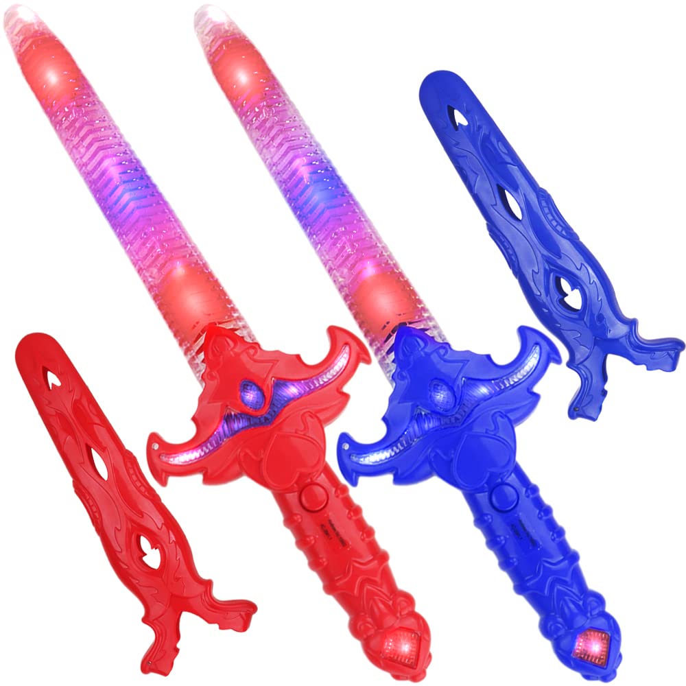 ArtCreativity light up sword with red LED for nighttime pretend battles