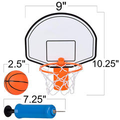 ArtCreativity mini hoop includes pump for easy inflation and play