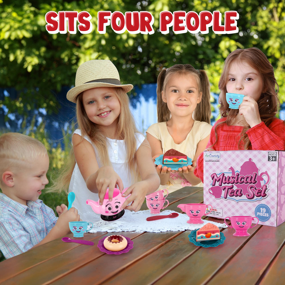 ArtCreativity plates provide individual servings for four young hosts
