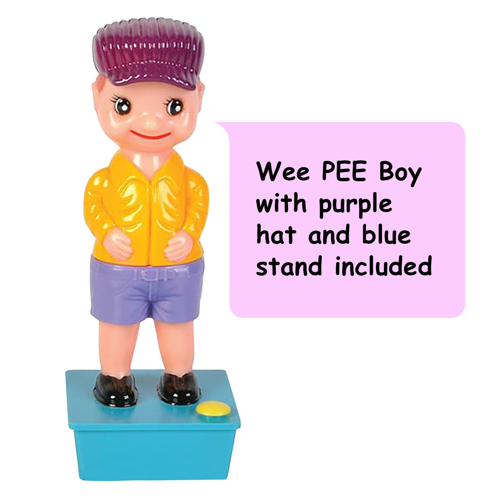 ArtCreativity pink-stand blue-hat wee boy squirter adds color to any shelf.