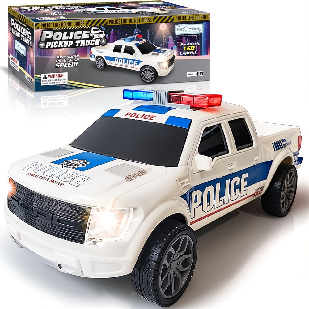 ArtCreativity police car toy makes a great birthday gift idea for curious kids.
