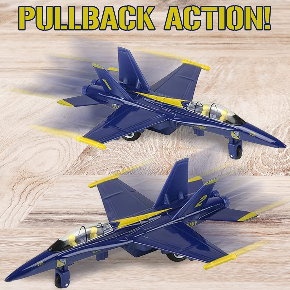 ArtCreativity pullback action jets provide quick, battery-free racing fun.