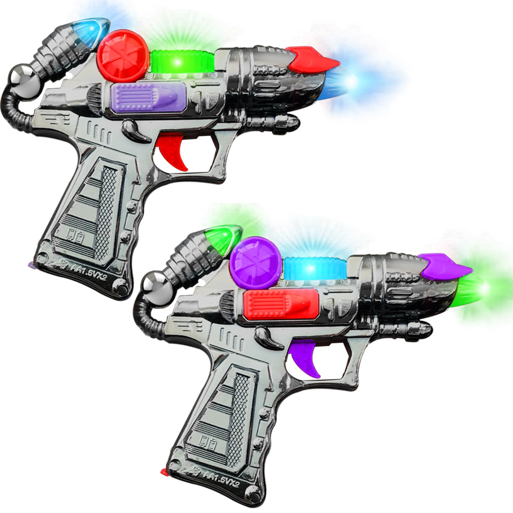 ArtCreativity Ranger handguns with flashing lights inspire imaginative play and group fun.