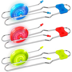 ArtCreativity Retro Light Up Gyro Wheels on rails for engaging play.