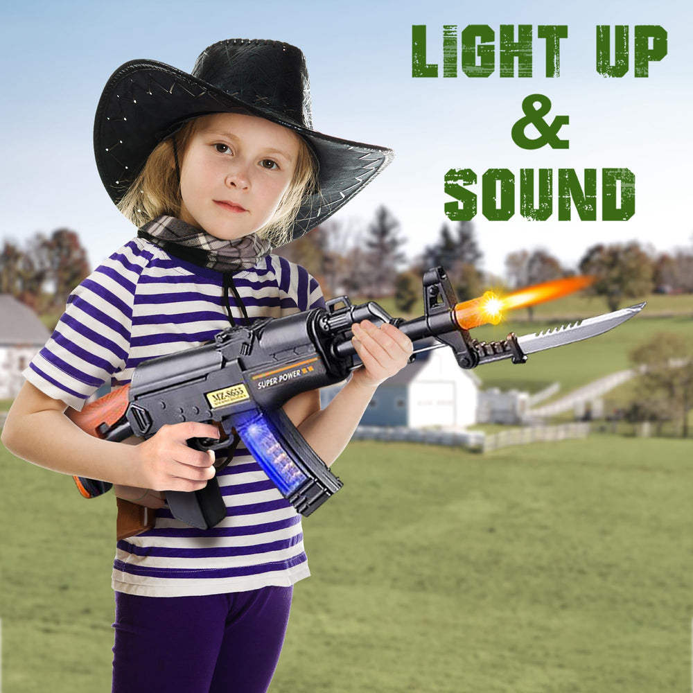 ArtCreativity toy gun with safety markings for responsible play.