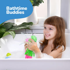 Sensory play octopus helps toddlers explore textures and water sensations