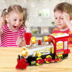 ArtCreativity train in bump-n-go action navigating around obstacles.