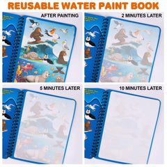 ArtCreativity space theme page—color exploration with water magic.