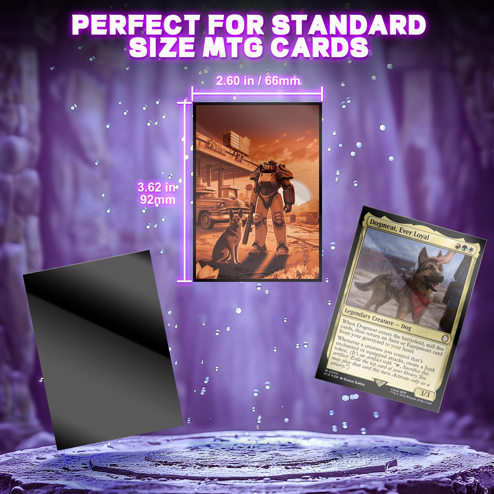 Artimana MTG Fallout Sunset 66x92mm pack standard size for most decks.
