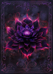 Artimana MTG Crimson Black Lotus sleeves with clear front for easy readability and protection.