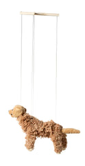 Artisan Owl Labrador Marionette suitable for ages 12 and up for creative play.