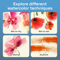 ARTISTRO 100 colors in a sleek box enable versatile painting on the go.