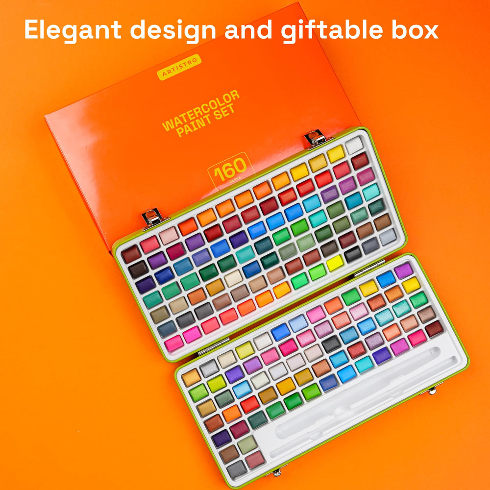 ARTISTRO 300g watercolor paper sheets provide sturdy surfaces for washes