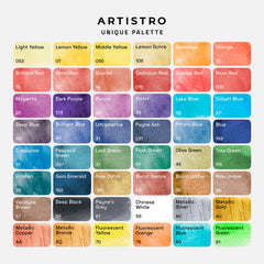 Bright fluorescent colors from ARTISTRO ready for neon accents
