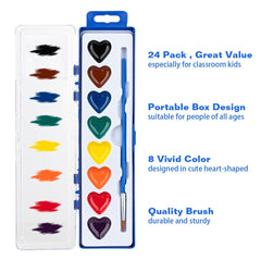 ARTLYMERS washable kid paints provide easy cleanup after art time.