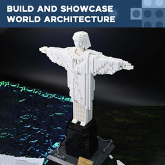 ArtorBricks Christ The Redeemer model display ready for shelf