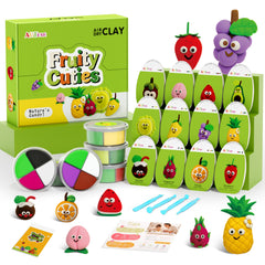 ARTPAR Air Dry Clay Kit Watermelon fruit creation for classroom crafting.
