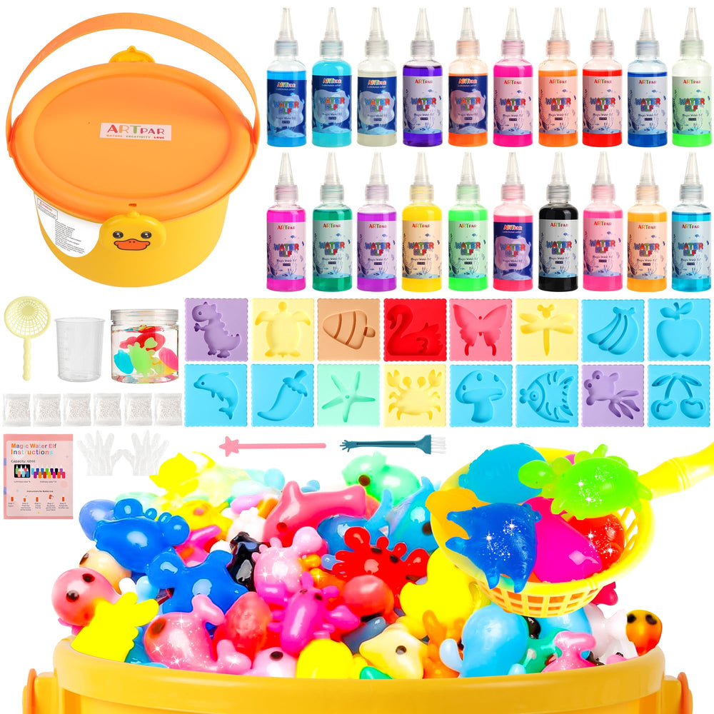 ARTPAR Magic Water Elf Kit with rainbow gels for imaginative water pet creation.