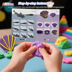 ARTPAR ultra-light non-sticky clay stays soft for hours of modeling