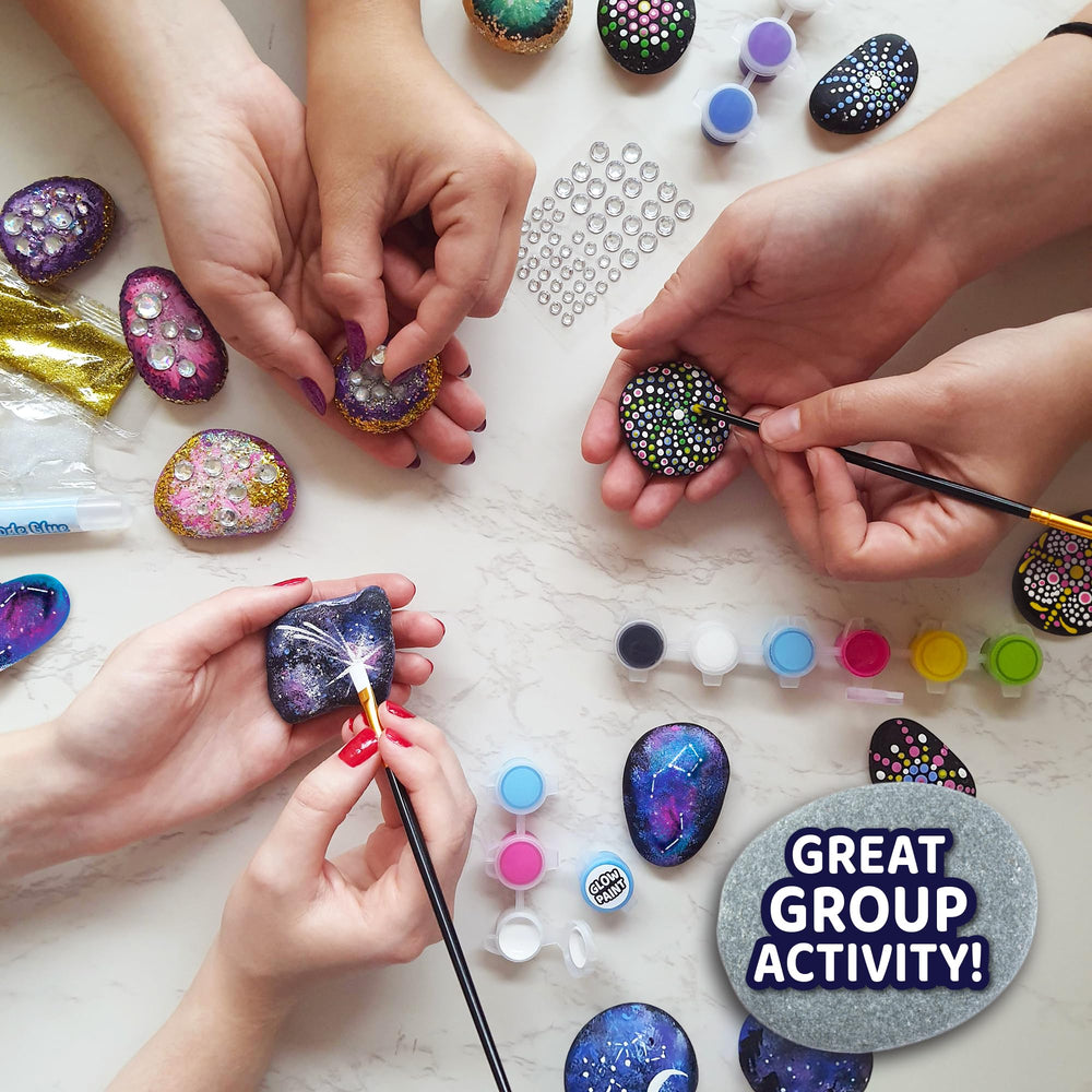 ArtSkills gift-ready rock painting kit displayed as a thoughtful present.