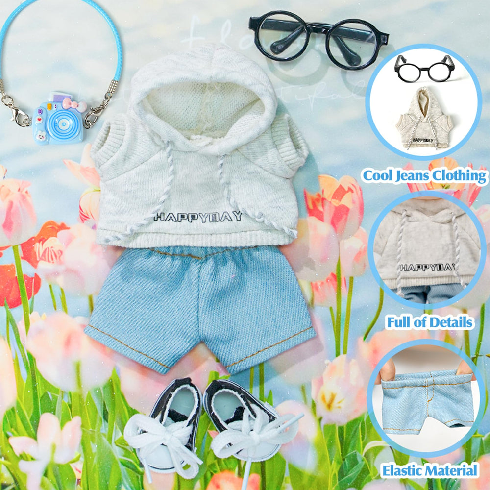 ARTST 17cm doll glasses offer bold, stylish accessory for playful outfits.