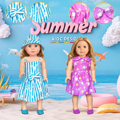 ARTST white bunny outfit adds cute everyday dress-up options for dolls