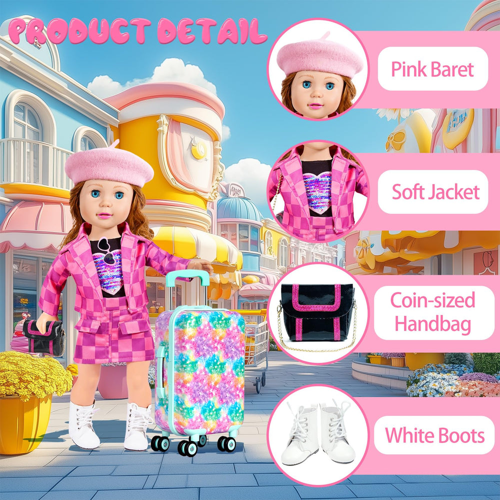 ARTST Lightweight coat boosts seasonal storytelling for 18in dolls
