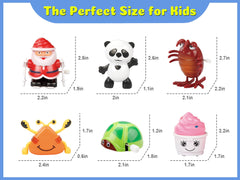 aruemp wind-up butterfly and owl with Santa show colorful, imaginative storytelling